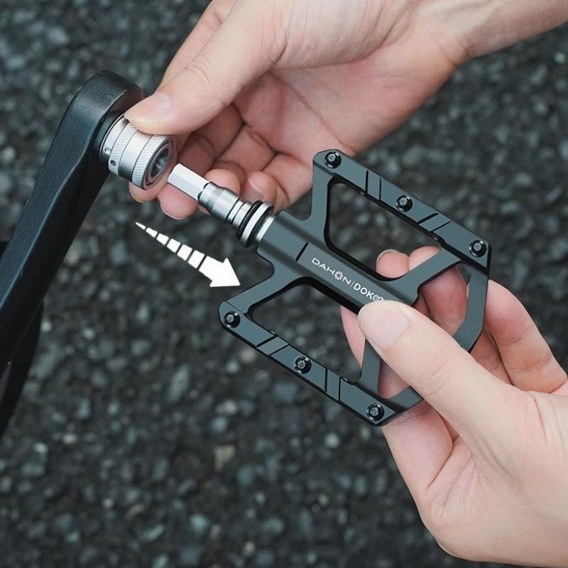 Dahon DAHON Folding Bike Quick Release Pedals 3 Bearing MTB Road Bike P8 D10 Bike Part Water Proof