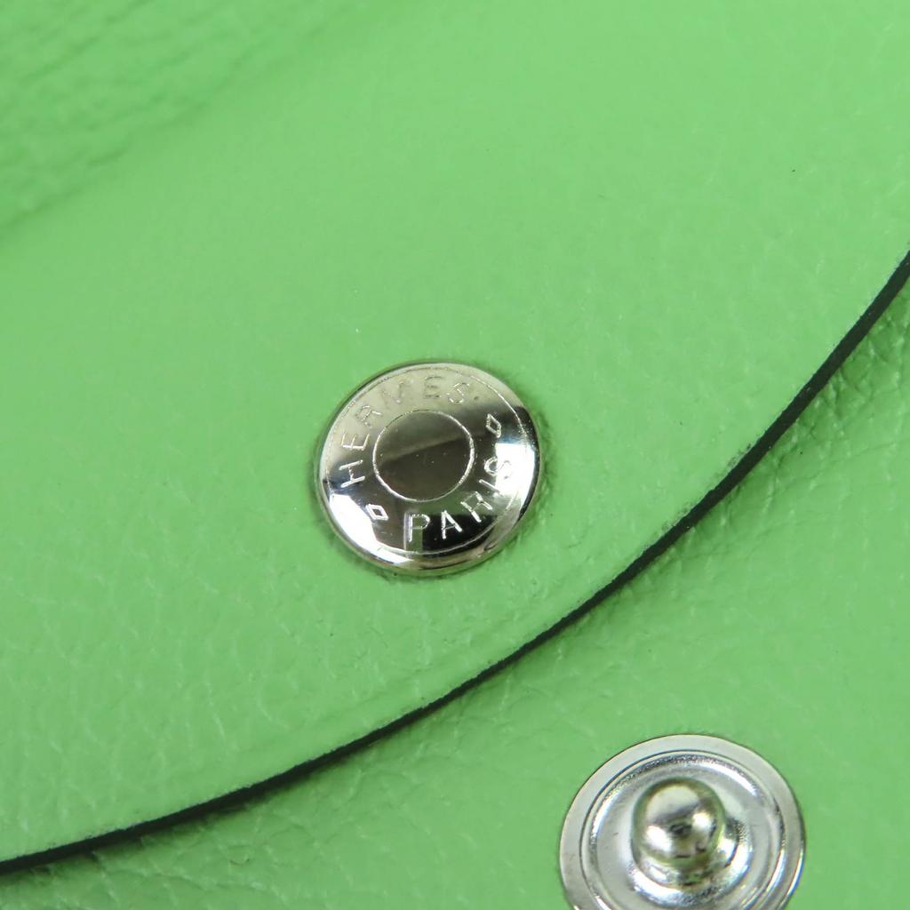 Pristine HERMES Card Case Calvi Duo Bifold Wallet with Evercolor Leather Used