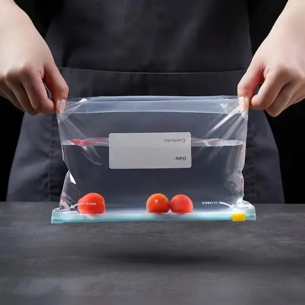 Reusable Thickened Sliding Lock Bag Zipper Bag Storage Bag  For Refrigerator Refrigeration