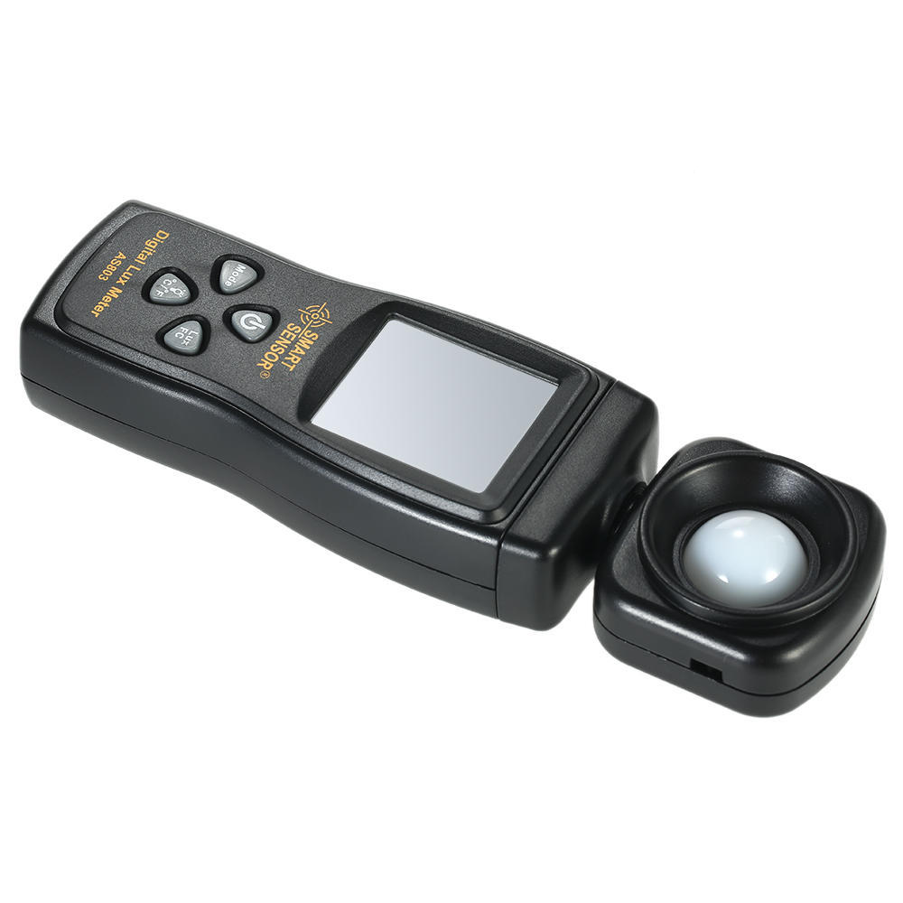 AKILLI SENSÖR Mini Dijital Lux Metre LCD Ekran El Aydınlatıcı Luminometre 0-200000 Lux