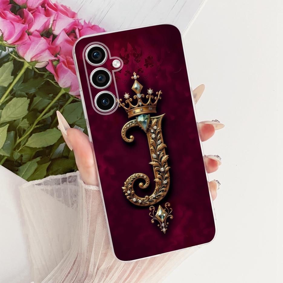 Für Samsung Galaxy S23 FE Hülle S23 Plus Luxus Krone Buchstaben Abdeckung Weiche Silikon Handyhülle Für Samsung S23 Ultra S 23 S23+ Taschen
