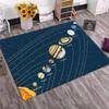 Zonnestelsel Planeet Print Vloerkleed Antislip Vloermat Kinderkamer Ruimte Thema Tapijt Woonkamer Huisdecoratie