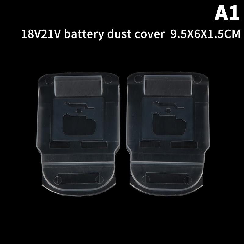 2Pcs Dust Cover Sheath Shield Case For Mak 18V21V Li-Ion Battery Contact Protection Cap Battery Holder For Mak 40V