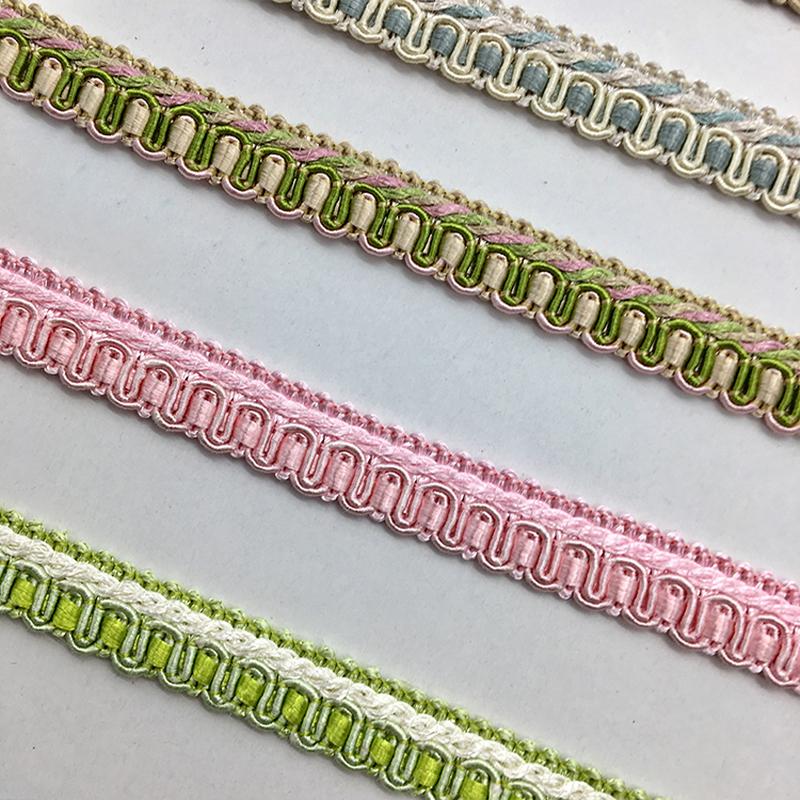 15 Meter Quastenfransen-Spitze im europäischen Stil Besatzkante Band für DIY Nähen Bekleidung Vorhang Sofa Kissen Polsterhandwerk Dekor