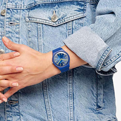 Swatch SUNBRUSH SKY New Gent SO29N101 Blue Wristwatch