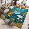 3D The-Octonauts cartoon printed carpet Living room bedroom non-slip carpets Yoga mat Outdoor carpet kawaii rug birthday gift