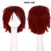 S-noilite Synthetic Short Wig Blue Brown Black Women Men Cosplay Costume Party Head Wigs Hair
