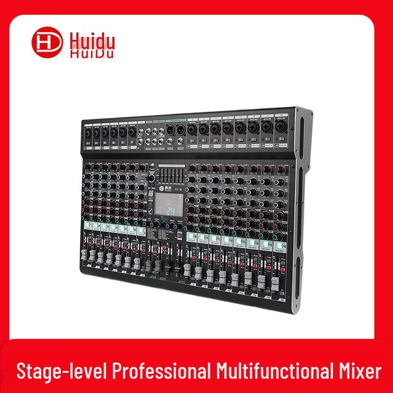 HuiDu Professional Audio Mixer with DSP Effects
