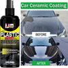 Multifunction Car Plastic Leather Restorer Spray Polish Cleaner Coating Agent Back To Black More Gloss Car Cleaning Products