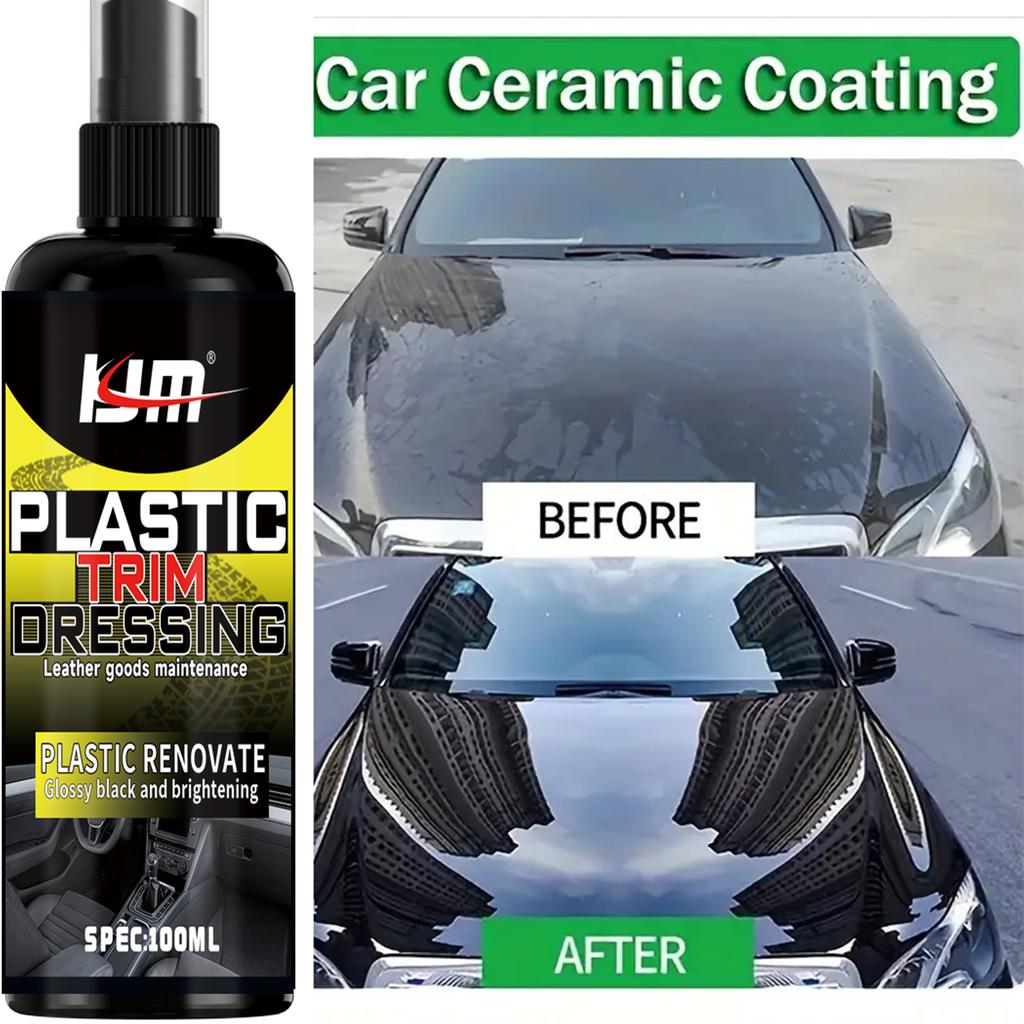 Multifunction Car Plastic Leather Restorer Spray Polish Cleaner Coating Agent Back To Black More Gloss Car Cleaning Products