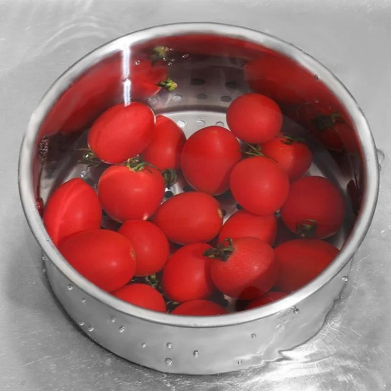 Space Saving Stainless Steel Strainer Basket Kitchen Sink Garbage Filter Swan Dry and Wet Separation Hook Drain Rack Sink Filter