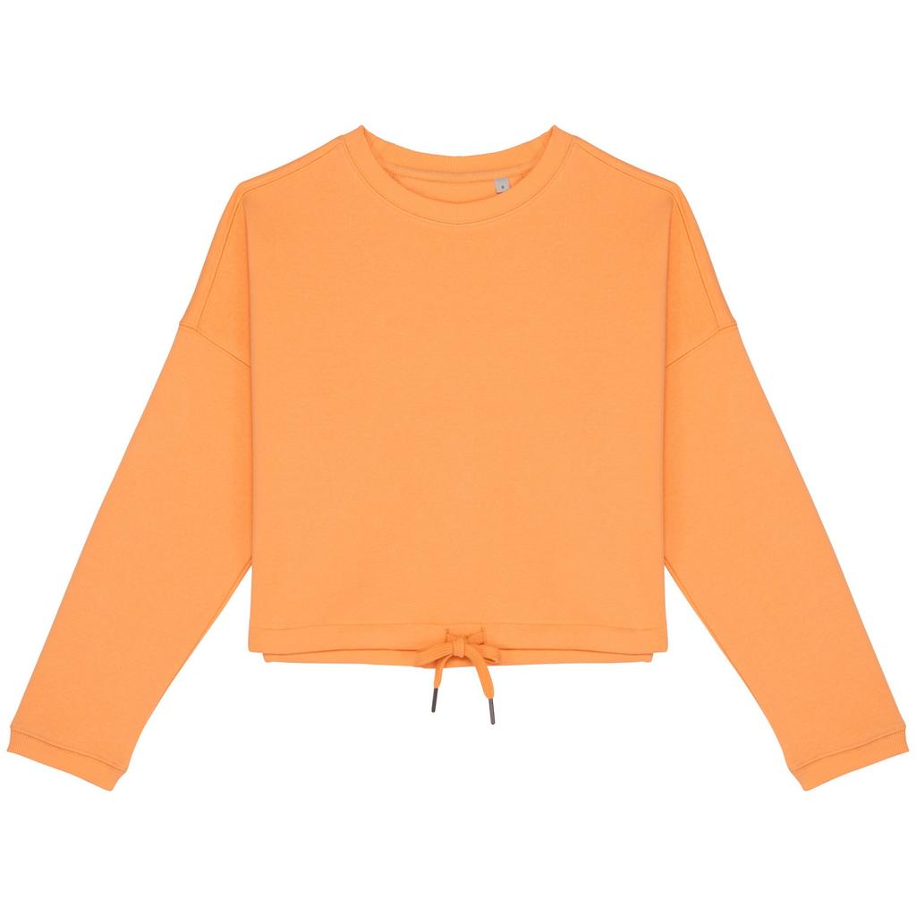 Native Spirit Womens/Ladies Oversized Crop Sweatshirt