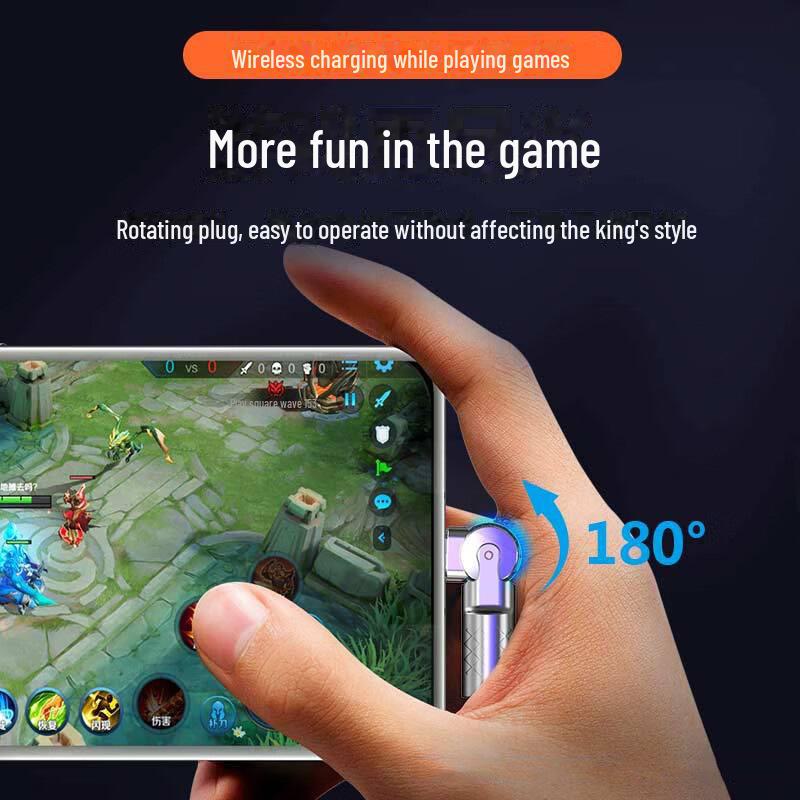 6A drehbares Winkel-Superschnellladekabel Typ C für vivo-, Huawei-, Apple- und OPPO-Telefone