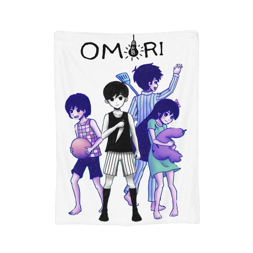 Omori Kel Aubrey und Hero Decke Flanell Bedruckt Spiel Multifunktionale Weiche Überwurfdecken für Bettwäsche Schlafzimmer Plüsch Dünne Steppdecke