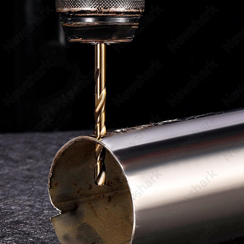 13 in 1 M43 Drill Bit Set, Including Cobalt Professional Spiral Drill Bits, Suitable for Wood Metal Stainless Steel Drill Bits