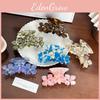 Elegant Floral Design Rhinestone Hair Claw Clip Large Size Stylish Accessory For Women