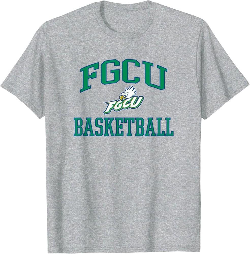 Florida Gulf Coast Eagles Basketball Screen Sport Grey TShirt Unisex T-Shirt