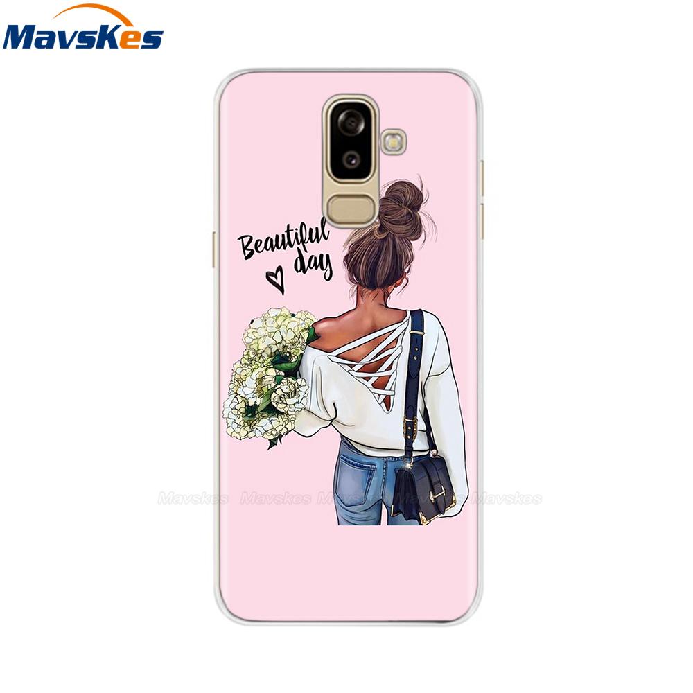 For Samsung Galaxy J8 2018 Case j810 j810f sm-j810f Silicone Funda Back Cover Soft TPU Case For Samsung Galaxy J8 2018 J 8 Cover