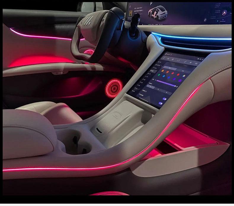 Dynamic Interior Ambient Lights for ZEEKR LS6/L6/LS7 with Original Screen Control