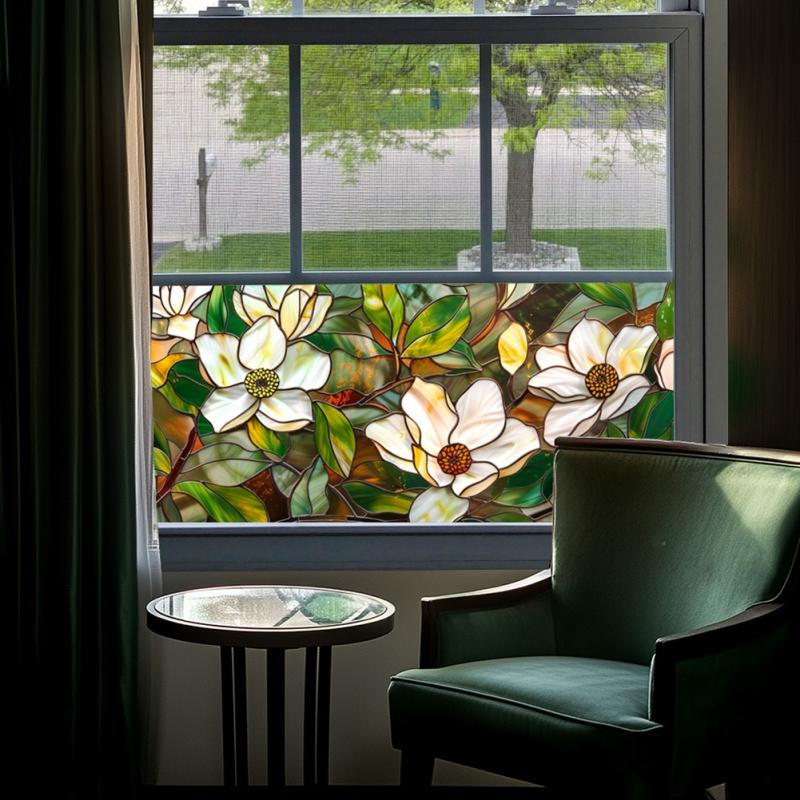 100*45cm Dekorativní okenní lepidla Elektrostatická skleněná samolepicí fólie