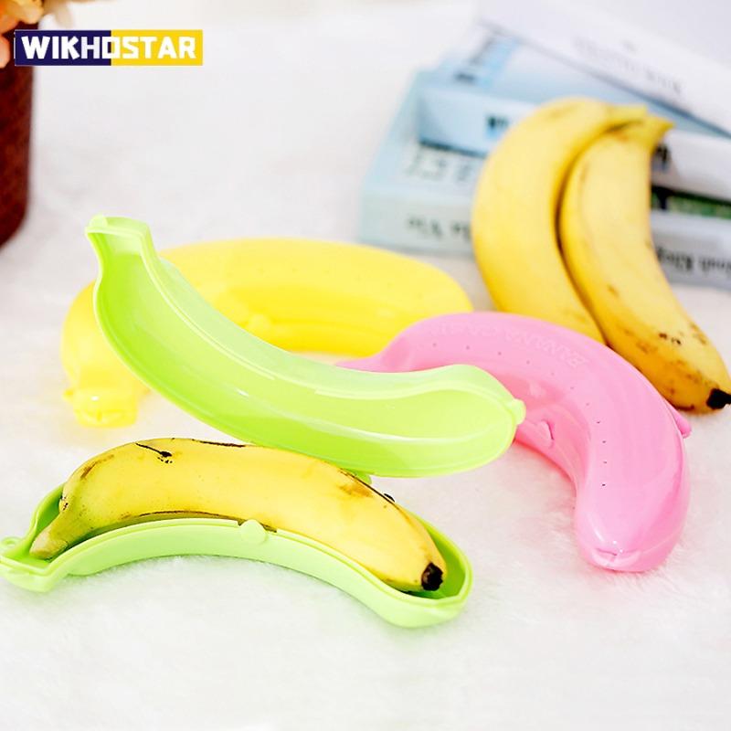 Banana Storage Box for Outdoor Travel Cute Case Protector Container Trip Lunch Fruit Storage Holder