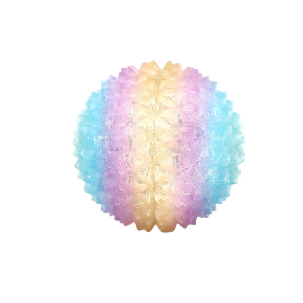 3D Printed Spiky Stress Relief Ball Fidget Toy Handheld Sensory Massage Ball for Finger Exercise and Anxiety Relief Desktop Decoration