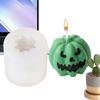 Carving Pumpkin Candle Mold Halloween Pumpkin Silicone Molds Handmade Soap Gypsum Casting Molds Thanksgiving Craft Supplies