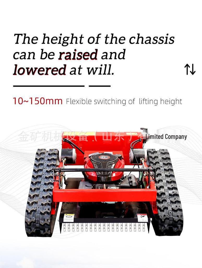 European Remote Control Lawnmower for Orchard Weeding and Slope Protection