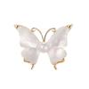 Retro Imitation Mother-of-pearl Butterfly Brooch, Feminine, Light Luxury and High-end Feel, Simple Brooch with A Neckline