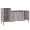 VidaXL TV Stand Sonoma Grey 100x35x55 Cm Engineered Wood 821178
