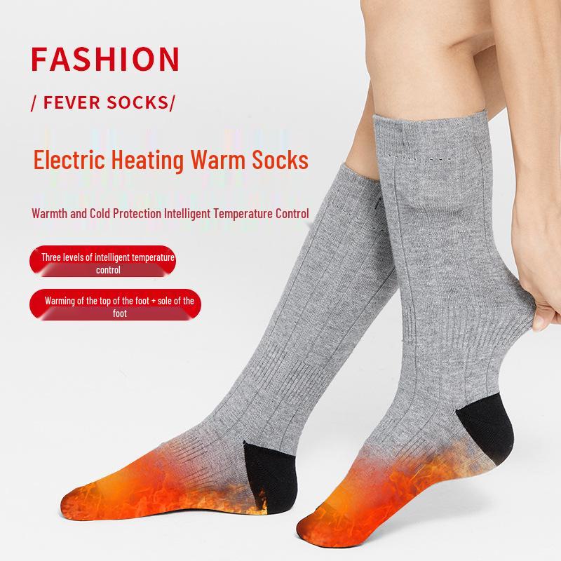 Rechargeable Electric Heated Socks - Unisex Winter Foot Warmers