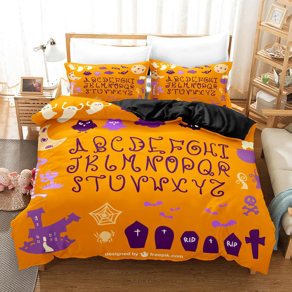 New 3D Alphabet Lore Bedding Set Single Twin Full Queen King Size Bed Set Girls Boys Bedroom Duvet Cover Sets Anime Duvet Cover