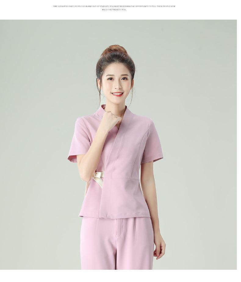 Autumn Women's Beauty Salon Workwear Set: SPA Technician Long Pants Uniform