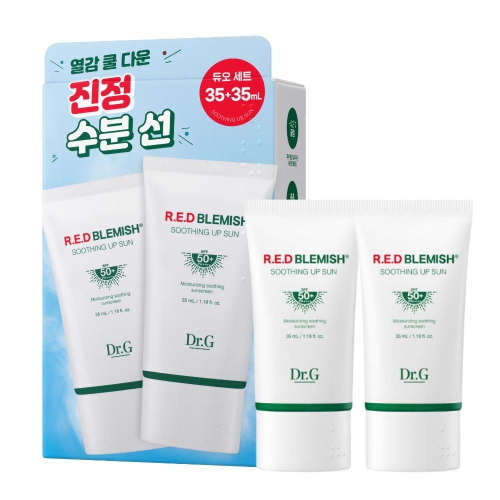 Dr.g Red Blemish Soothing Up Sun 35mlx2  Special Set FREE
