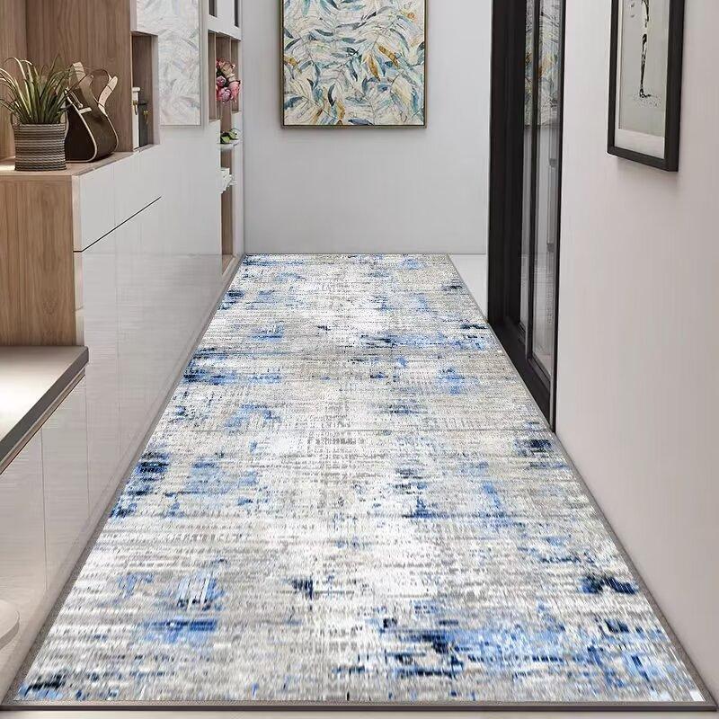 

Abstract Style Long Hall Carpet Runner Hotel Decoration Hallway Area Rugs Stairway Anti Slip Carpets Living Room Aisle Floor Mat 60x200cm 23.6x78in