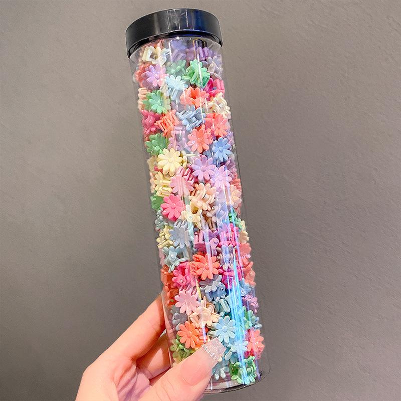 Baby Flower Hair Clip: Wispy Bangs Styling Tool for Girls - Small Claw Children's Hairpin