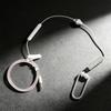 Einzelner In-Ear-Kopfhörer mit 3,5-mm-Mikrofon, Hohlrohr-Design für Smartphones, Fahren und Sport