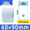 Self-Adhesive Thermal Barcode Stickers for Milk Tea & Supermarket Scale