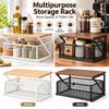 Space Saving Kitchen Organizer Shelf Countertop Storage Pantry Storage Rack  Home Organization