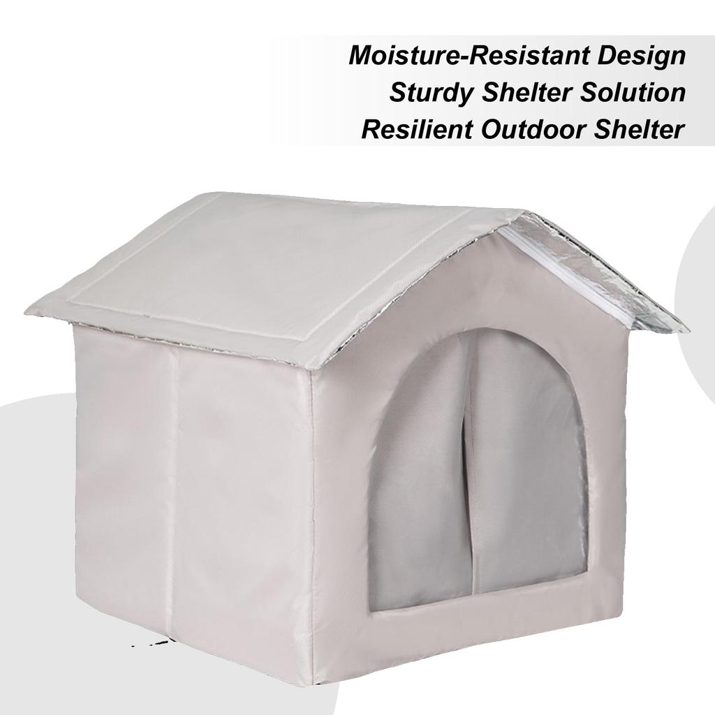 Outdoor Cat House Warm Weatherproof With Screen Outdoor Cat Shelter Kitten Bed For Kitten Puppy Dogs Pet Animal Indoor Garden