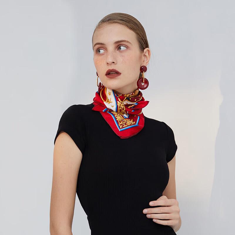 Aurora Venice Mask Silk Scarf