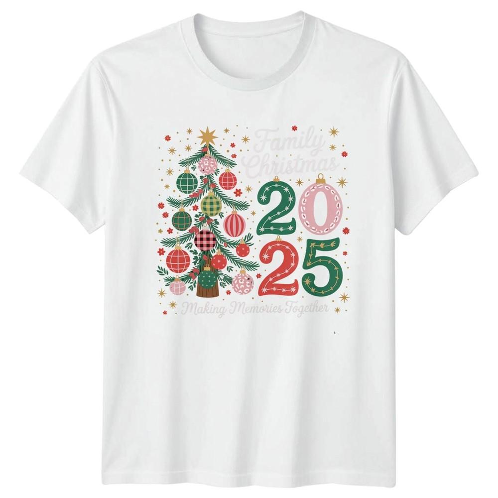 Family Christmas 2025 Holidays Christmas Tree Unisexs TShirt Unisexs Tee S
