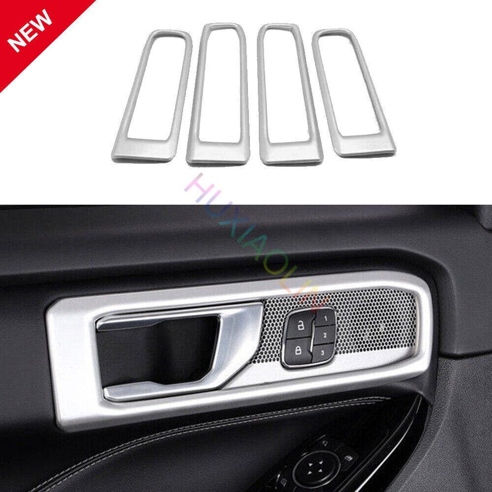 For Ford Explorer 2020-2022 Chrome Interior Door Handle bowl cover Trim 1pcs Fit