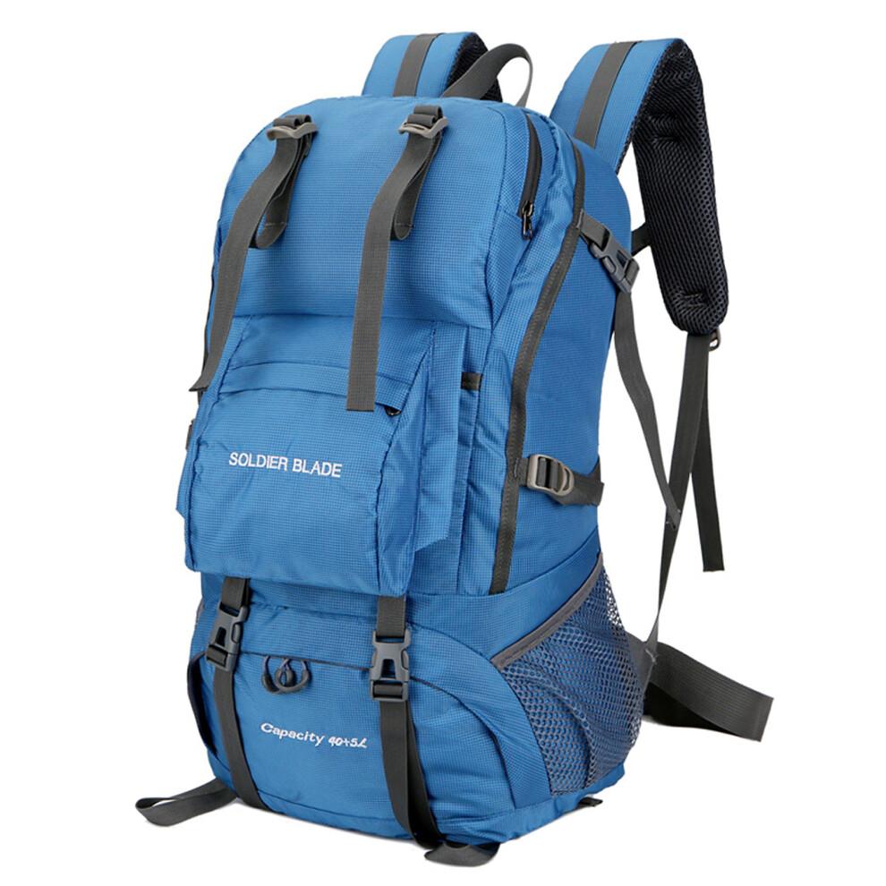 45L Waterproof Camping Hiking Backpack, 30x18x50cm, Multiple Colors