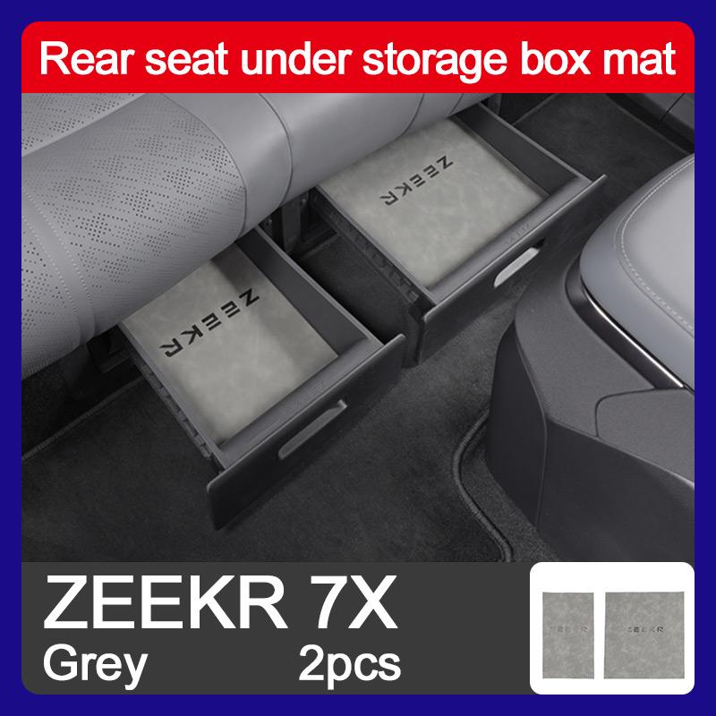 For Zeekr 7X Rear Seat Storage Box Pad Dust Protection Pad Interior Modification Special Accessories ZEEKR 7X zeekr 7x zeekr7x
