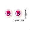 2 Pieces Doll Eyes Acrylic Art Crafts Sturdy Gift Versatile High Performance for 1/3 Dolls