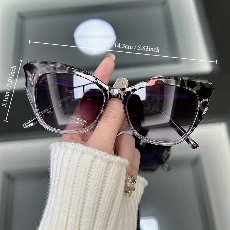 Vintage Cat Eye Sunglasses For Women Men Fashion Retro Minimalist Stylish Glasses Female Male