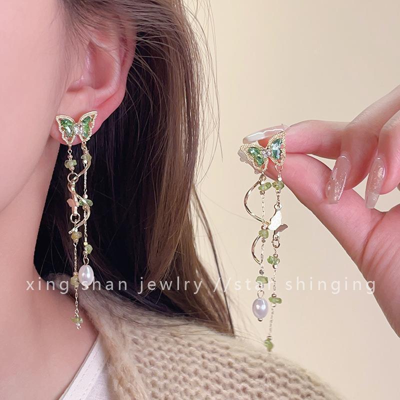 Retro Floral Tassel Earrings - High-End Luxury Fashion for Women