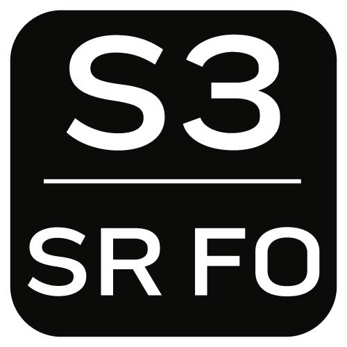 S3 SR FO work shoes, steel toe, size 41