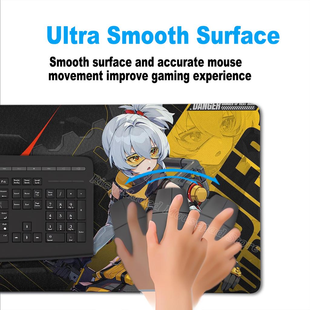 Zenless Zone Zero Alice Nicole Jane Mouse Pad HD Print ZZZ Mousepad Laptop Non-slip Keyboard Pad Anime Girl Mat Desk Accessories
